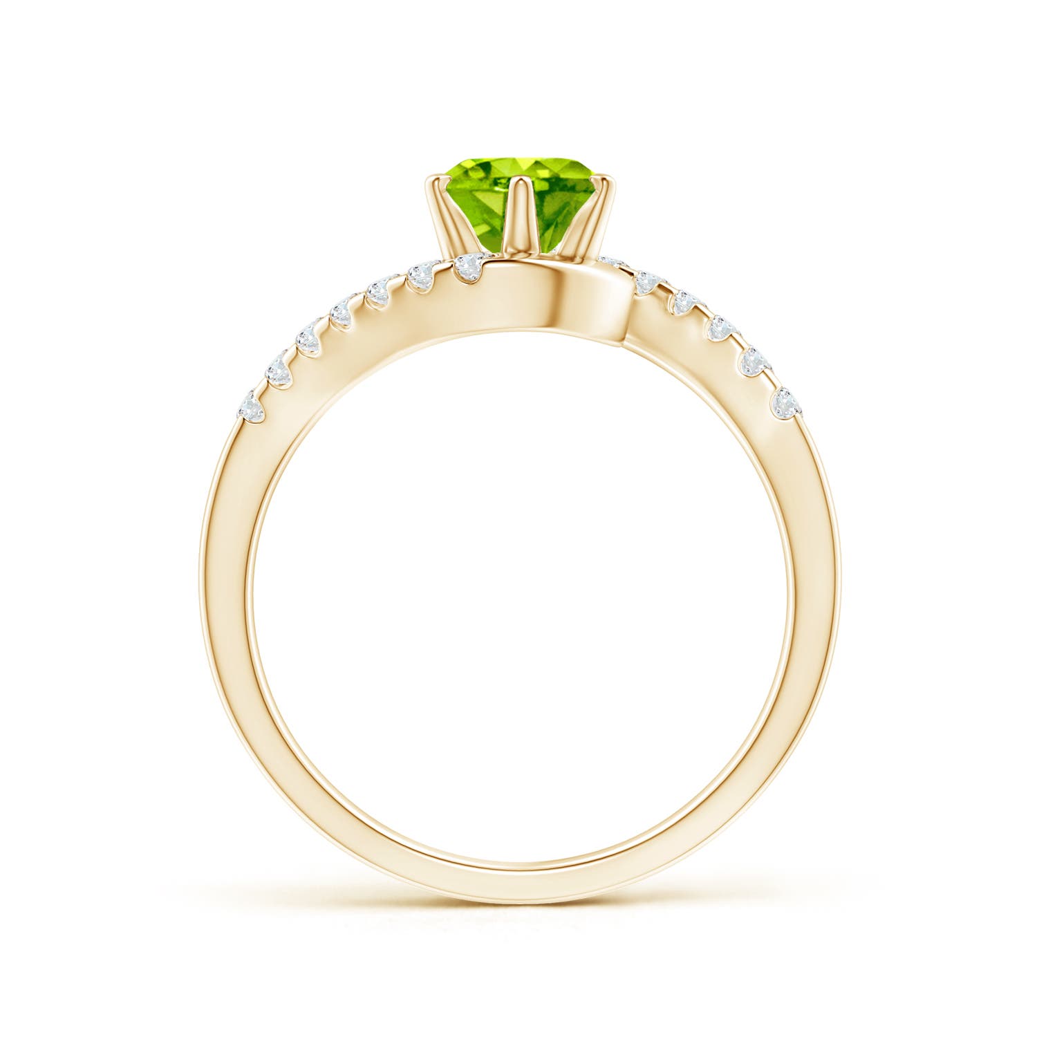 AAA - Peridot / 1.15 CT / 14 KT Yellow Gold