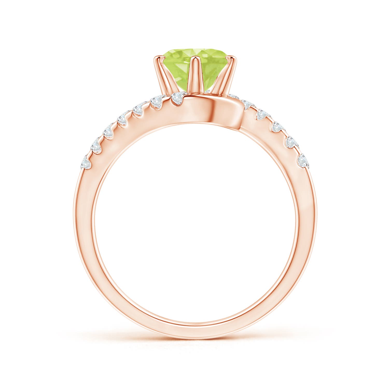 A - Peridot / 1.75 CT / 14 KT Rose Gold