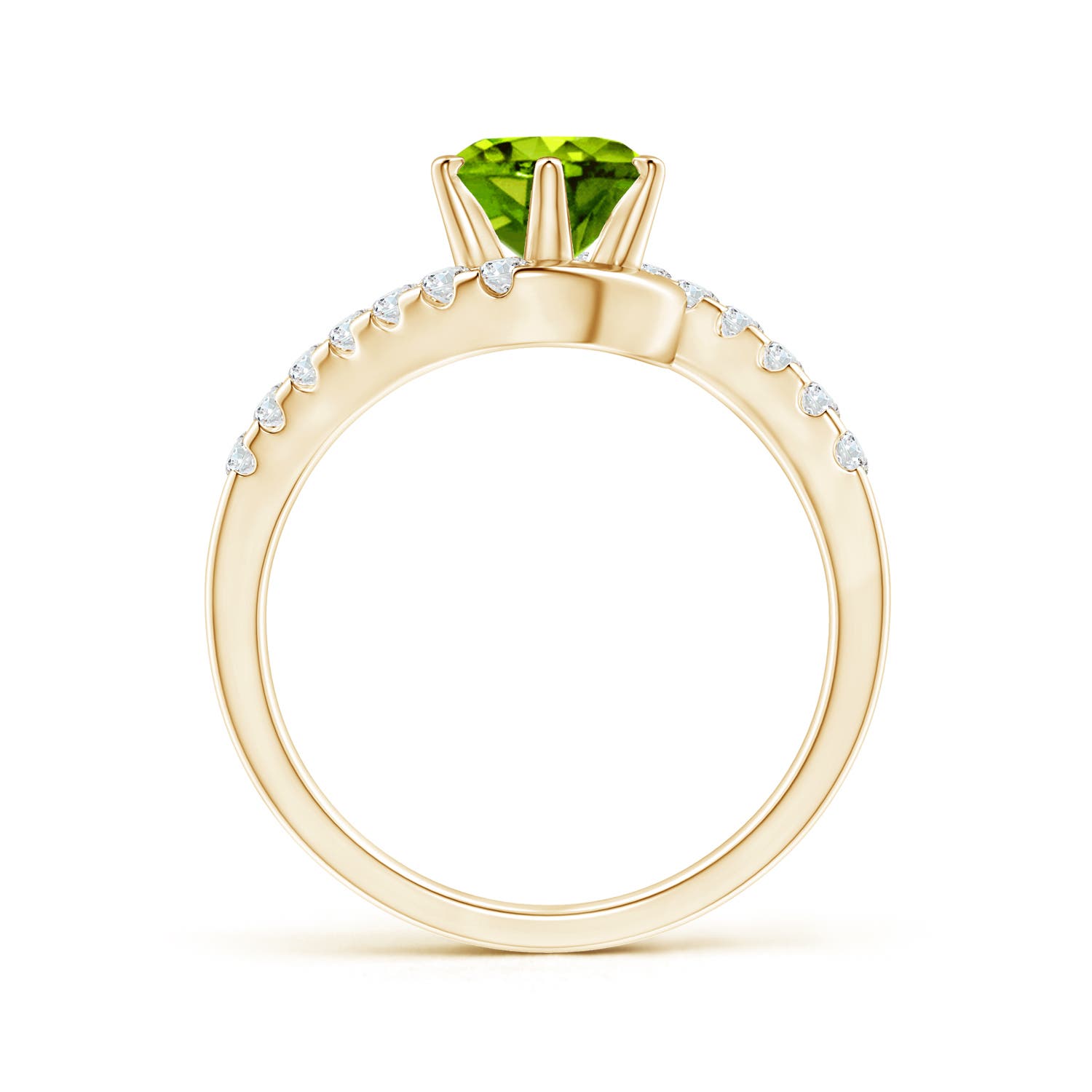 AAAA - Peridot / 1.75 CT / 14 KT Yellow Gold