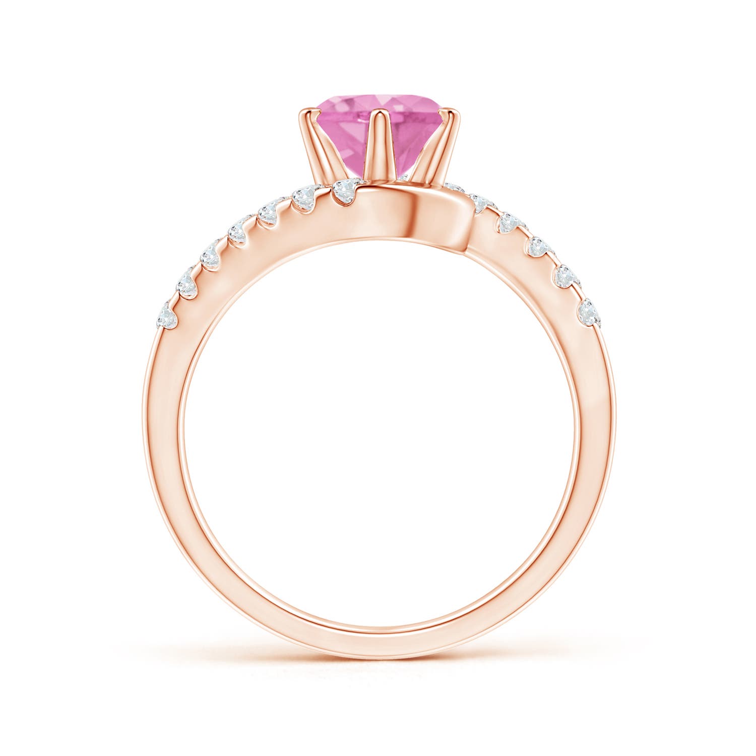 A - Pink Sapphire / 1.95 CT / 14 KT Rose Gold