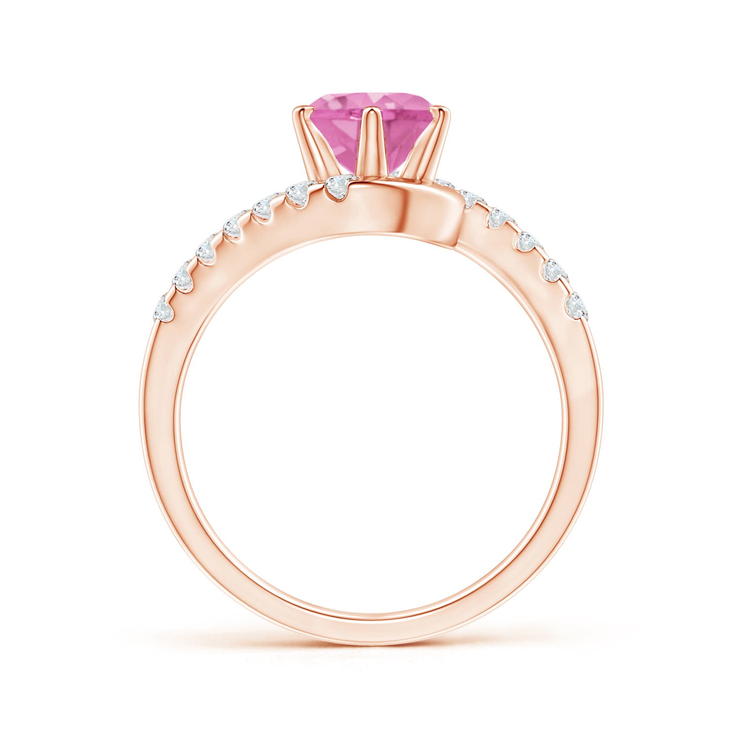 AA - Pink Sapphire / 1.95 CT / 14 KT Rose Gold