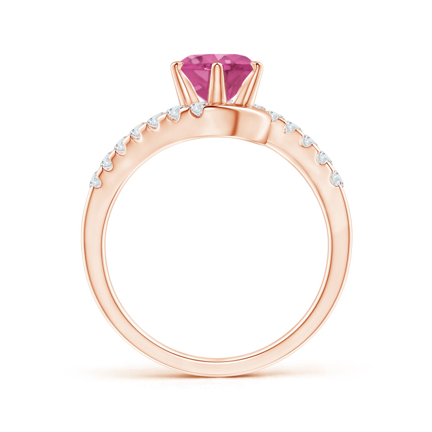 AAAA - Pink Sapphire / 1.95 CT / 14 KT Rose Gold