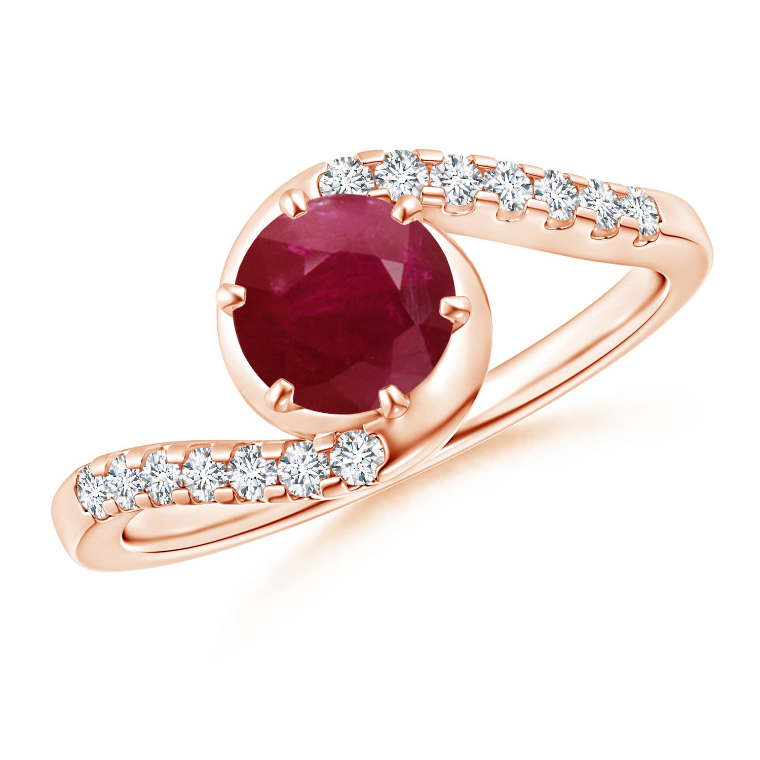 A - Ruby / 1.2 CT / 14 KT Rose Gold