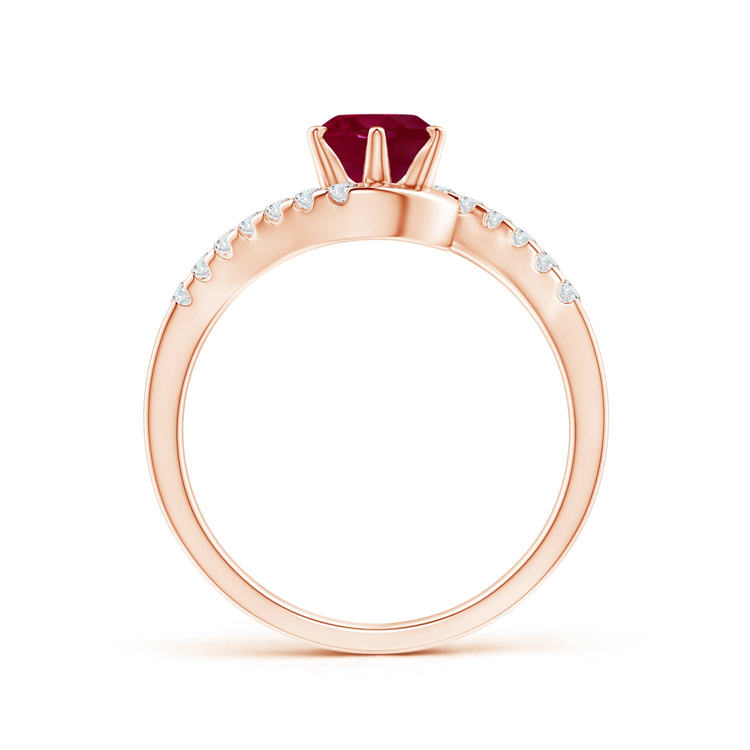 A - Ruby / 1.2 CT / 14 KT Rose Gold