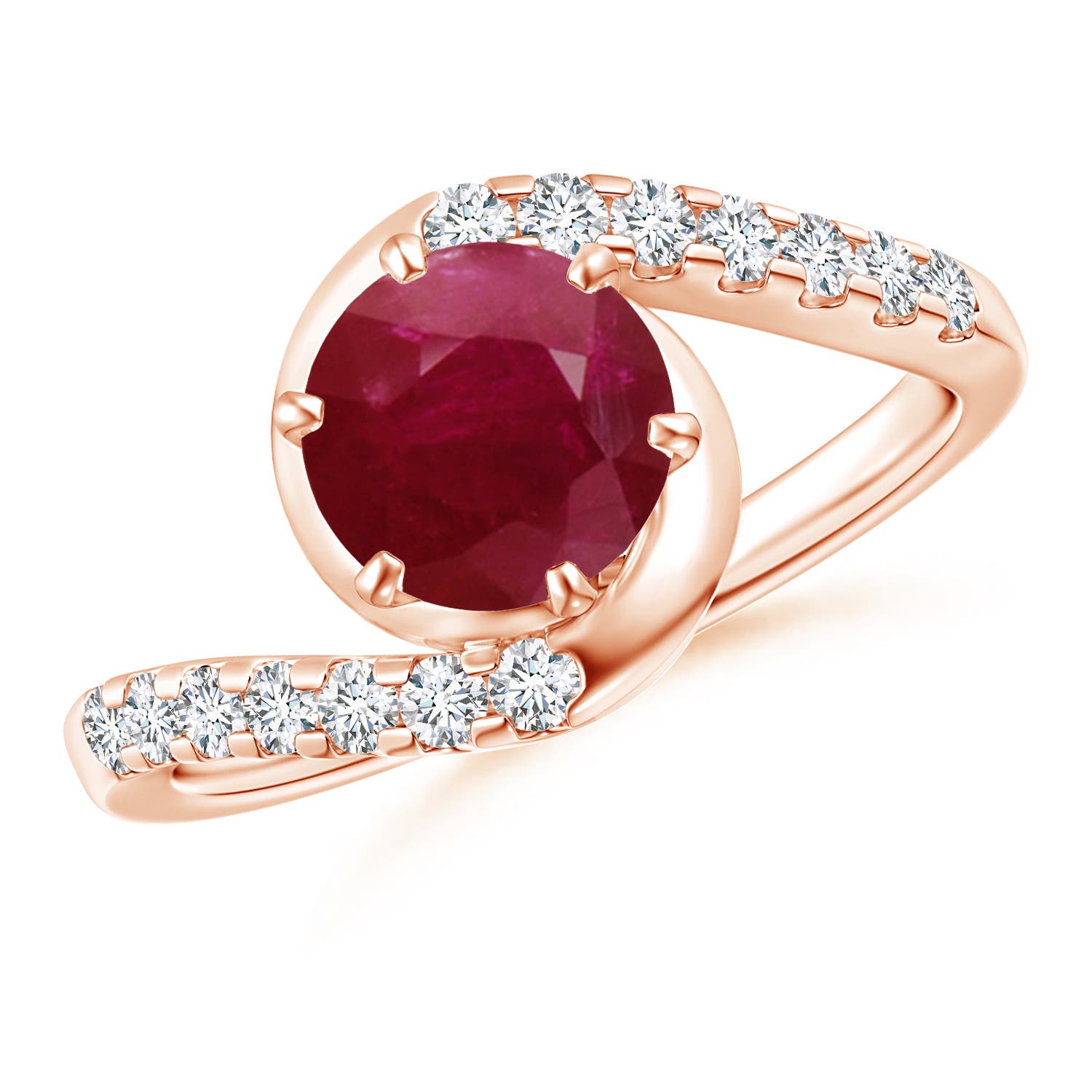 A - Ruby / 1.75 CT / 14 KT Rose Gold