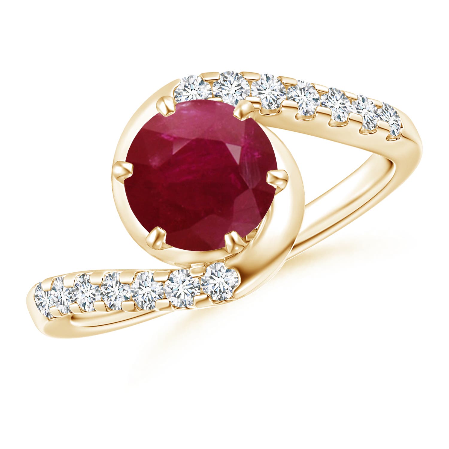 A - Ruby / 1.75 CT / 14 KT Yellow Gold