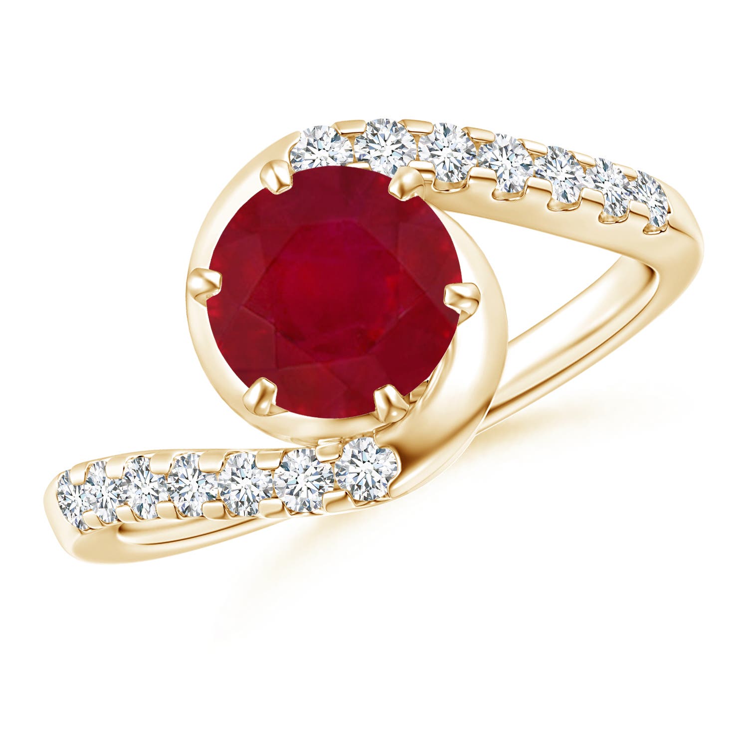 AA - Ruby / 1.75 CT / 14 KT Yellow Gold