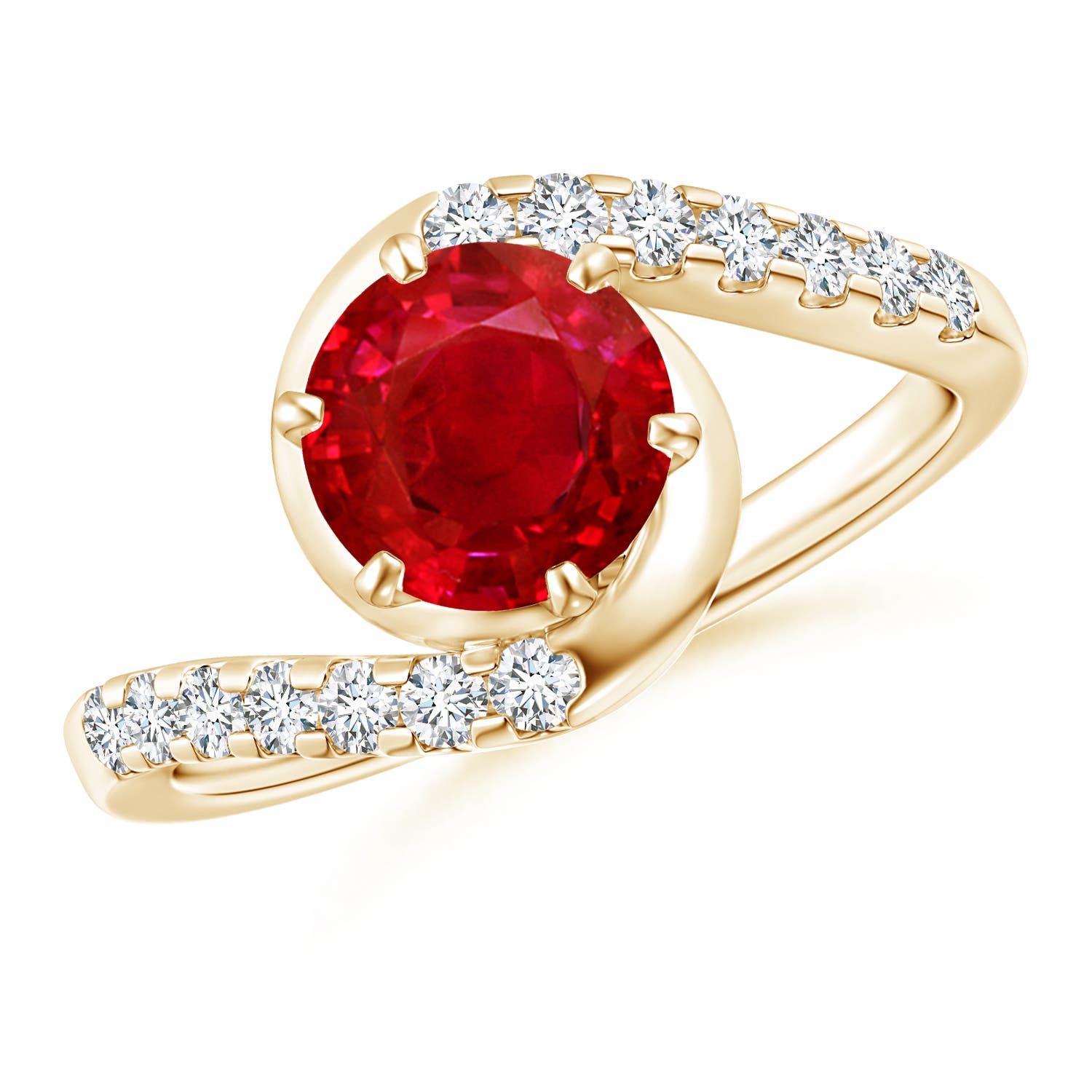 AAA - Ruby / 1.75 CT / 14 KT Yellow Gold