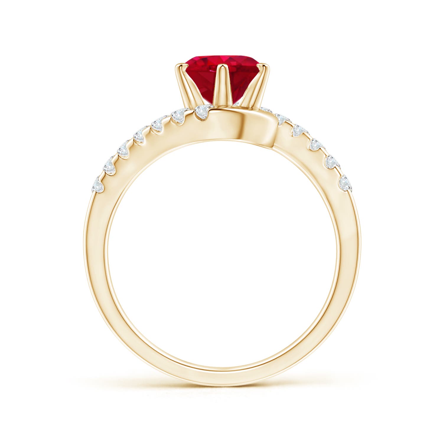 AAA - Ruby / 1.75 CT / 14 KT Yellow Gold