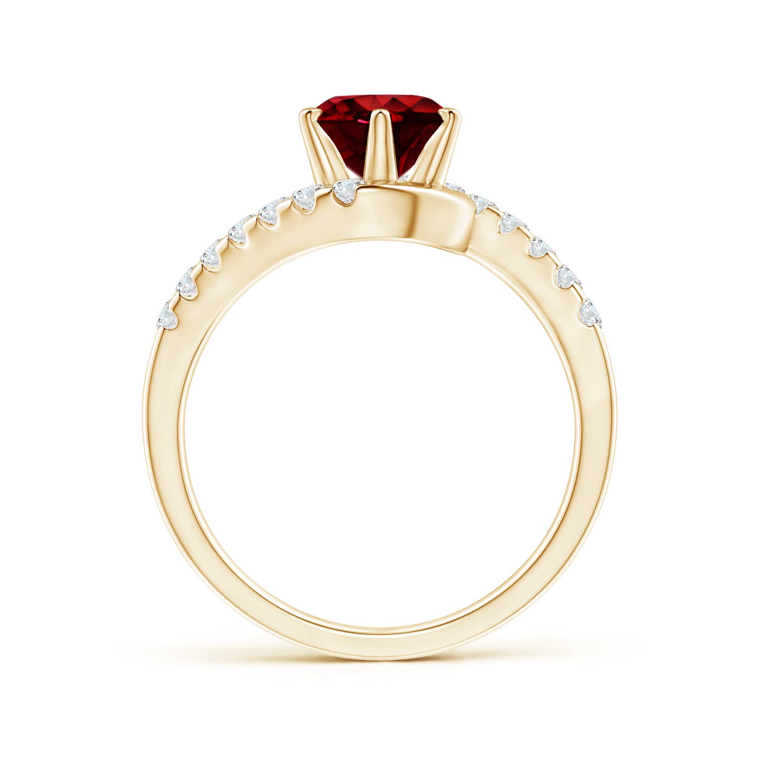 AAAA - Ruby / 1.75 CT / 14 KT Yellow Gold