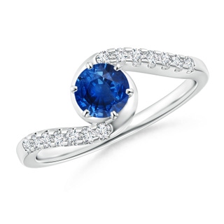 Round AAA Blue Sapphire