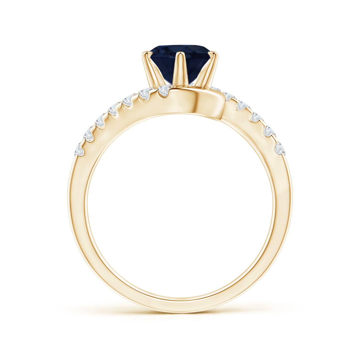 A - Blue Sapphire / 1.95 CT / 14 KT Yellow Gold