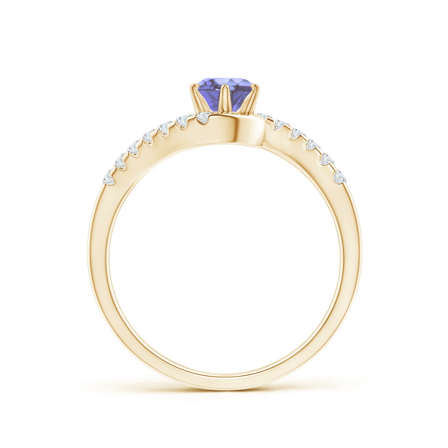 AA - Tanzanite / 0.67 CT / 14 KT Yellow Gold