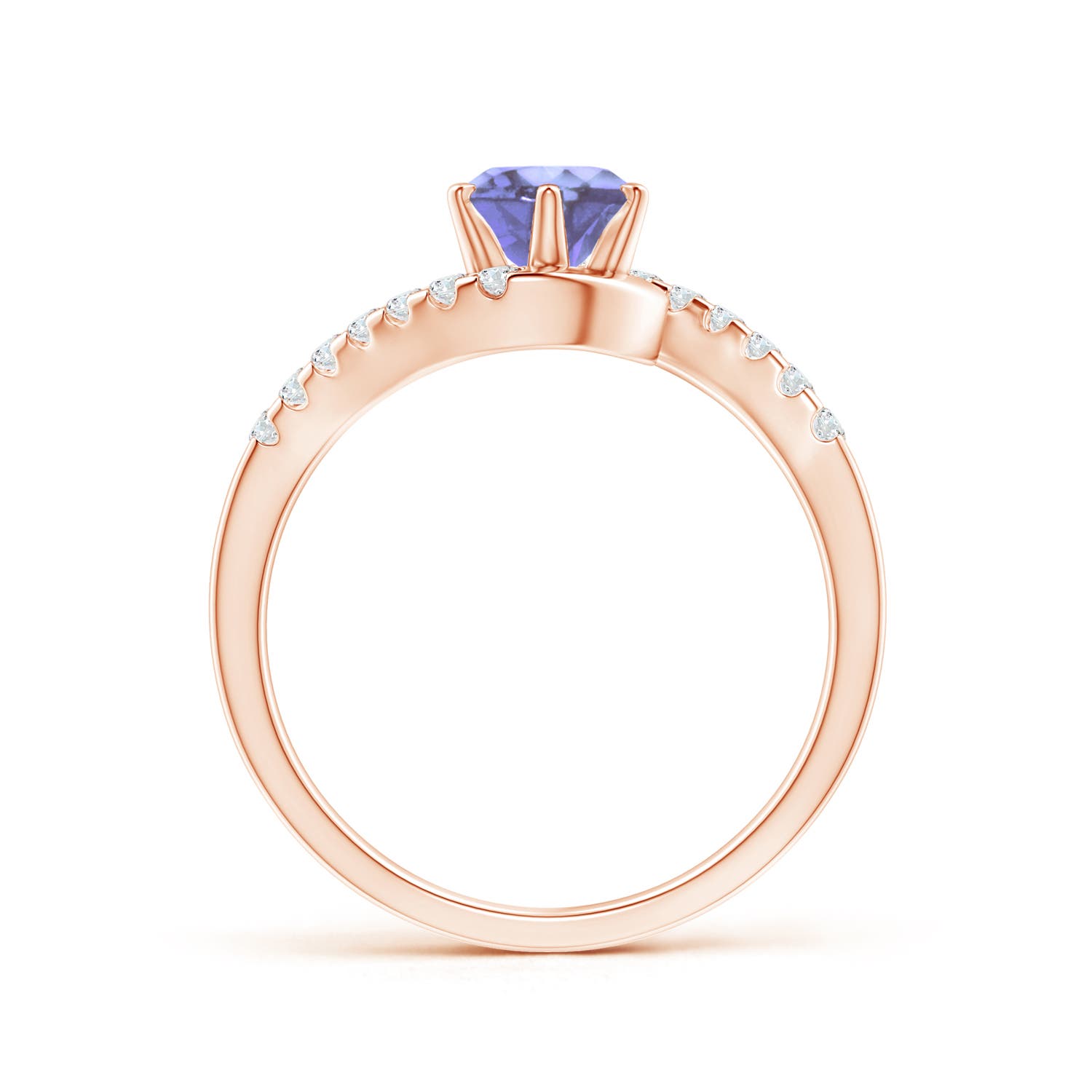 A - Tanzanite / 1.1 CT / 14 KT Rose Gold