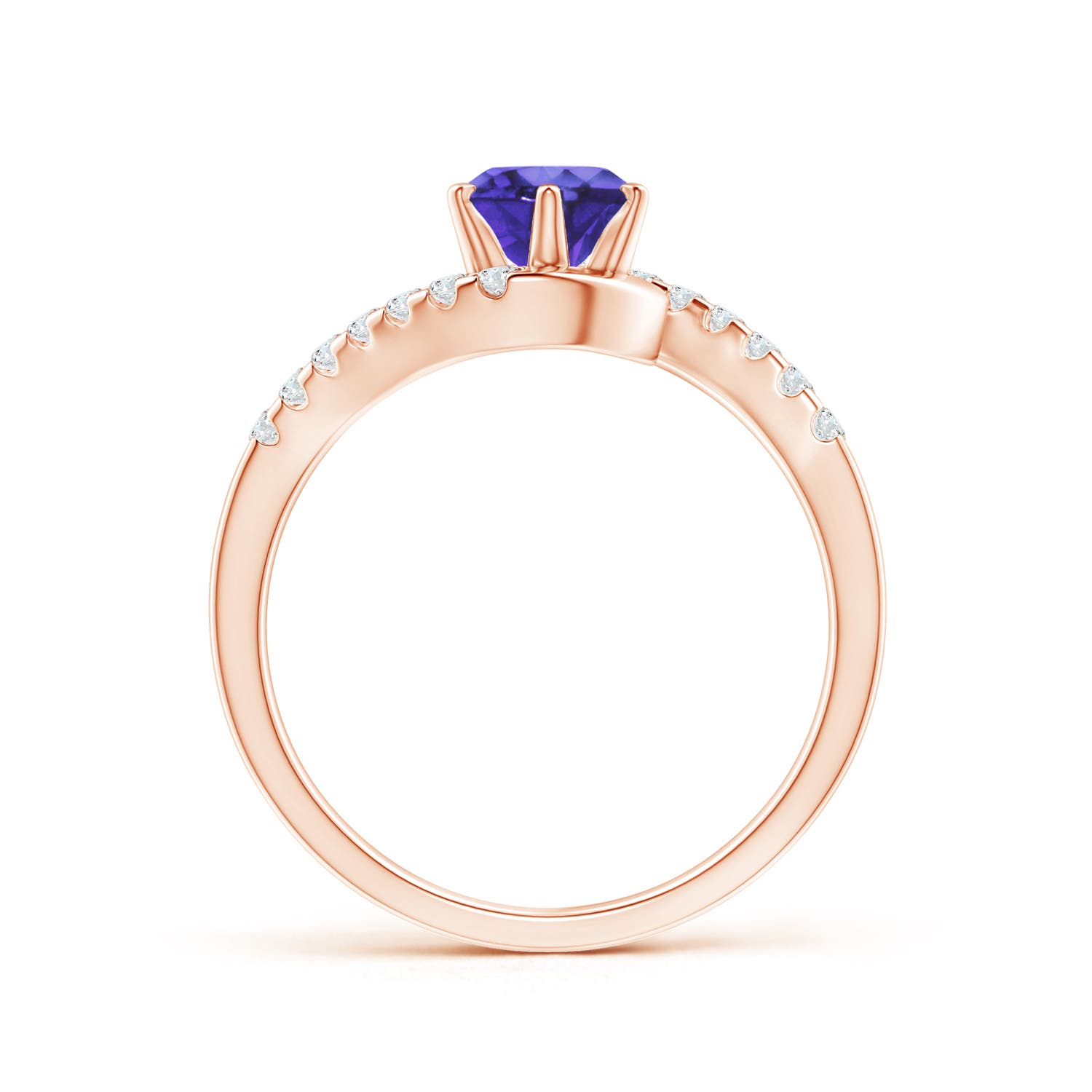 AA - Tanzanite / 1.1 CT / 14 KT Rose Gold