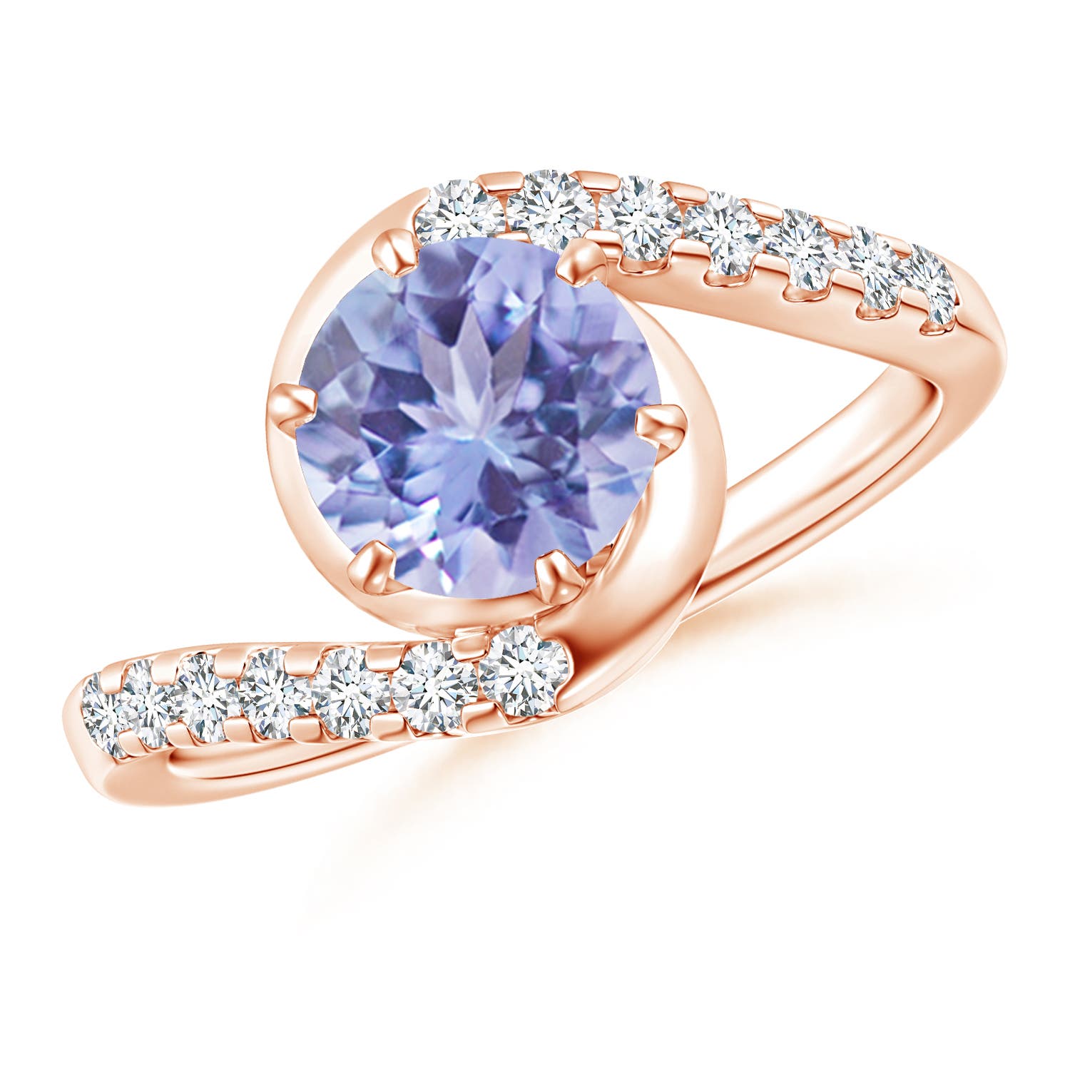 A - Tanzanite / 1.8 CT / 14 KT Rose Gold