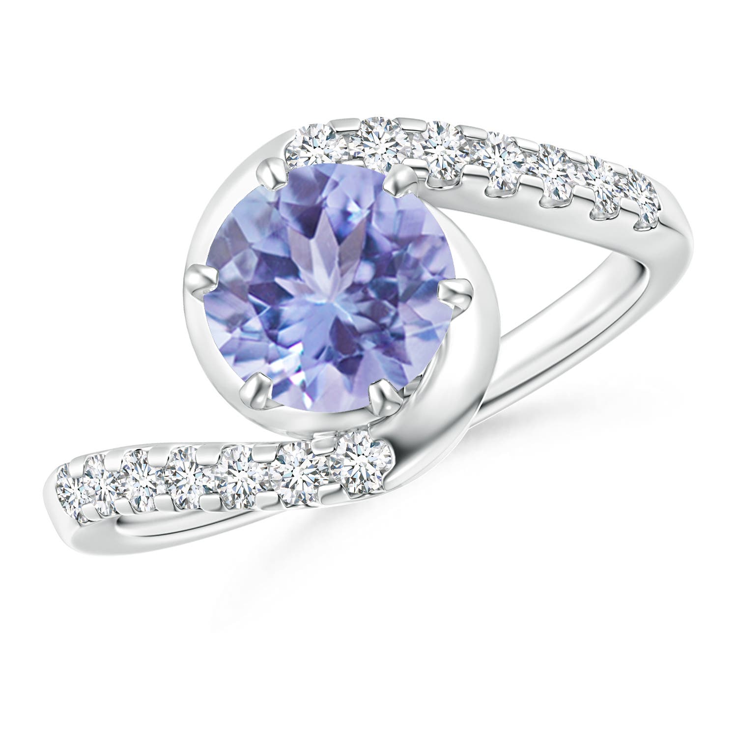 A - Tanzanite / 1.8 CT / 14 KT White Gold