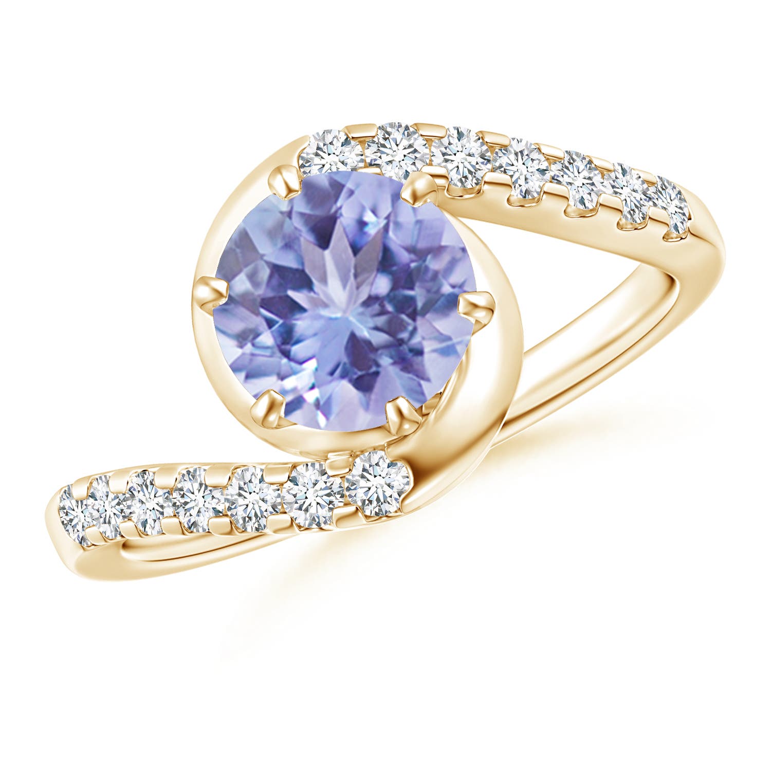 A - Tanzanite / 1.8 CT / 14 KT Yellow Gold