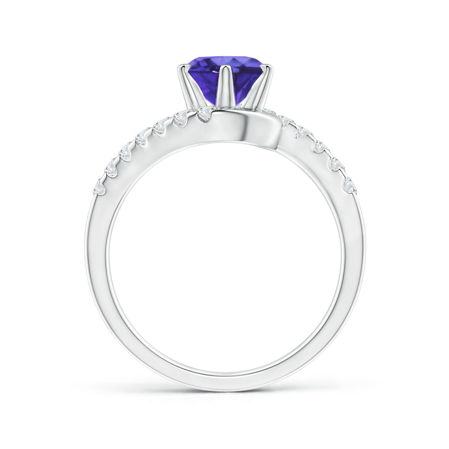 AA - Tanzanite / 1.8 CT / 14 KT White Gold