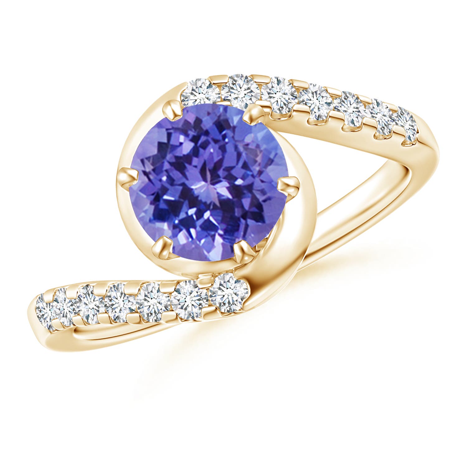 AA - Tanzanite / 1.8 CT / 14 KT Yellow Gold