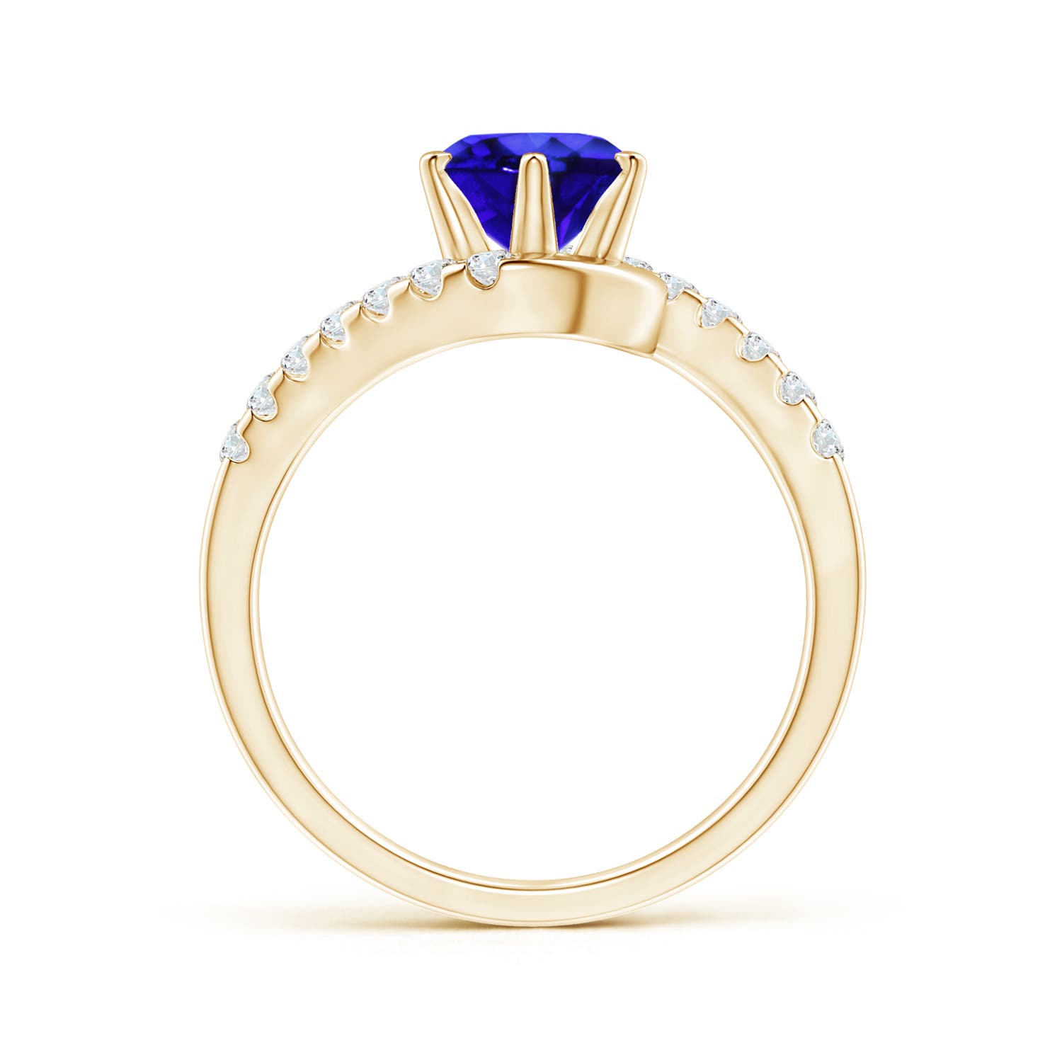 AAA - Tanzanite / 1.8 CT / 14 KT Yellow Gold