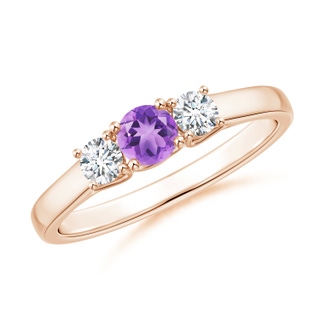 Round A Amethyst