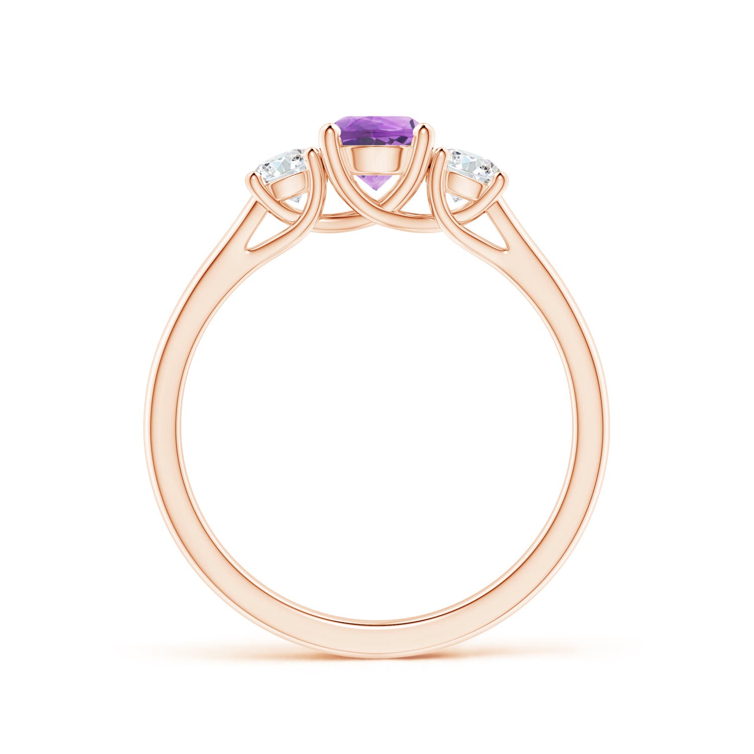 A - Amethyst / 0.77 CT / 14 KT Rose Gold