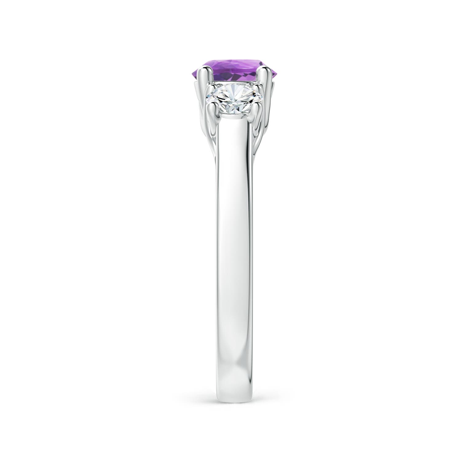 A - Amethyst / 1.26 CT / 14 KT White Gold