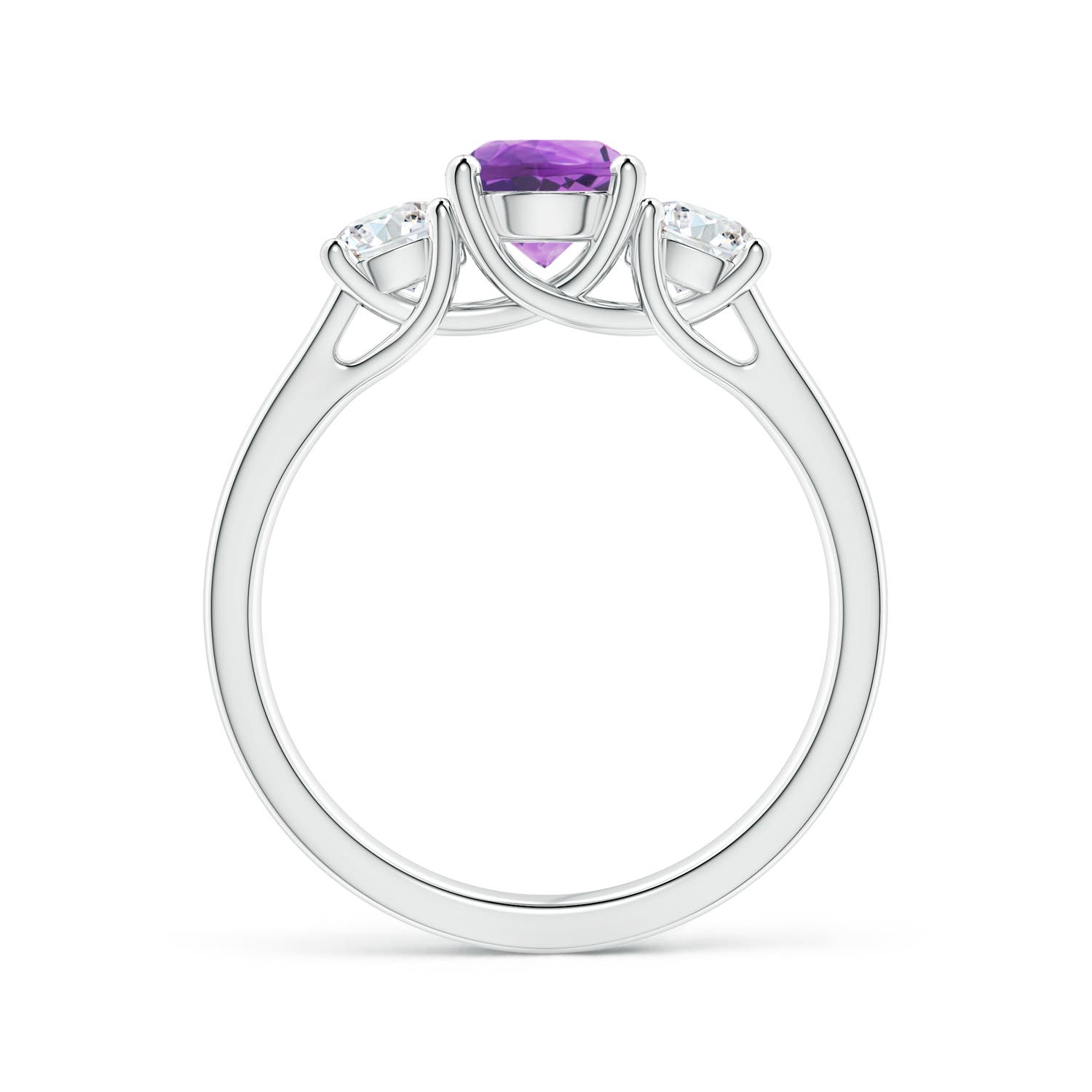 AA - Amethyst / 1.26 CT / 14 KT White Gold