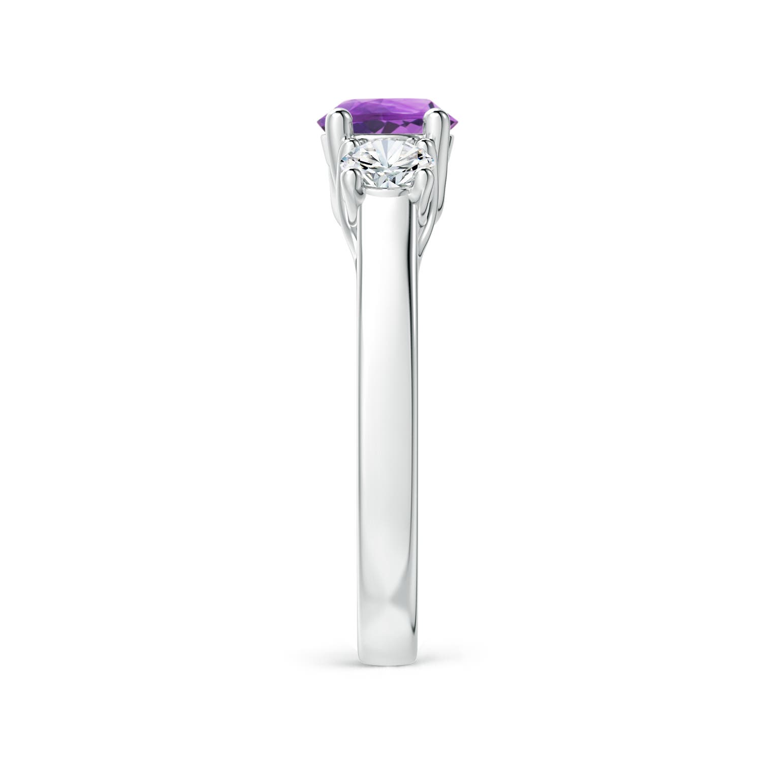 AA - Amethyst / 1.26 CT / 14 KT White Gold