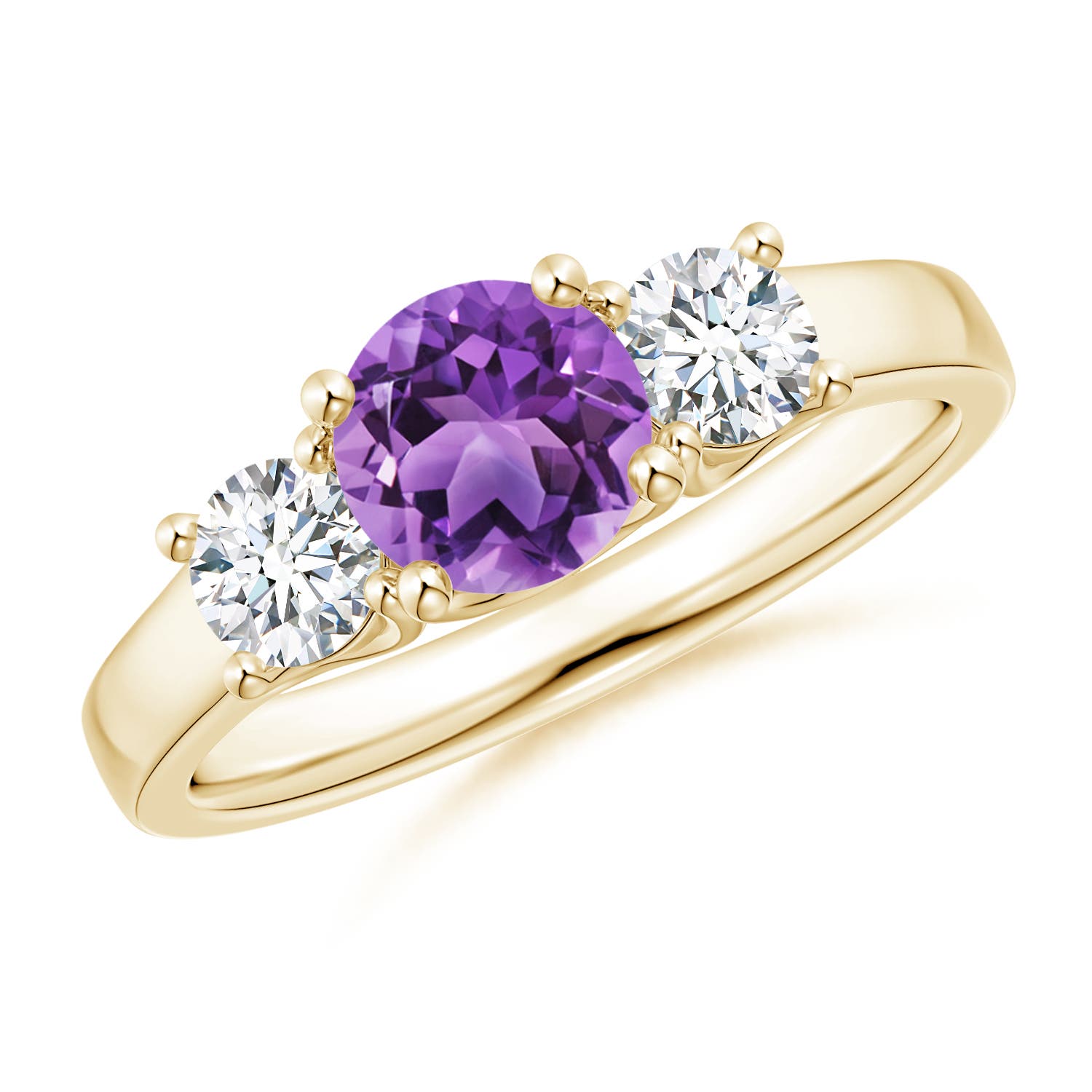 AA - Amethyst / 1.26 CT / 14 KT Yellow Gold