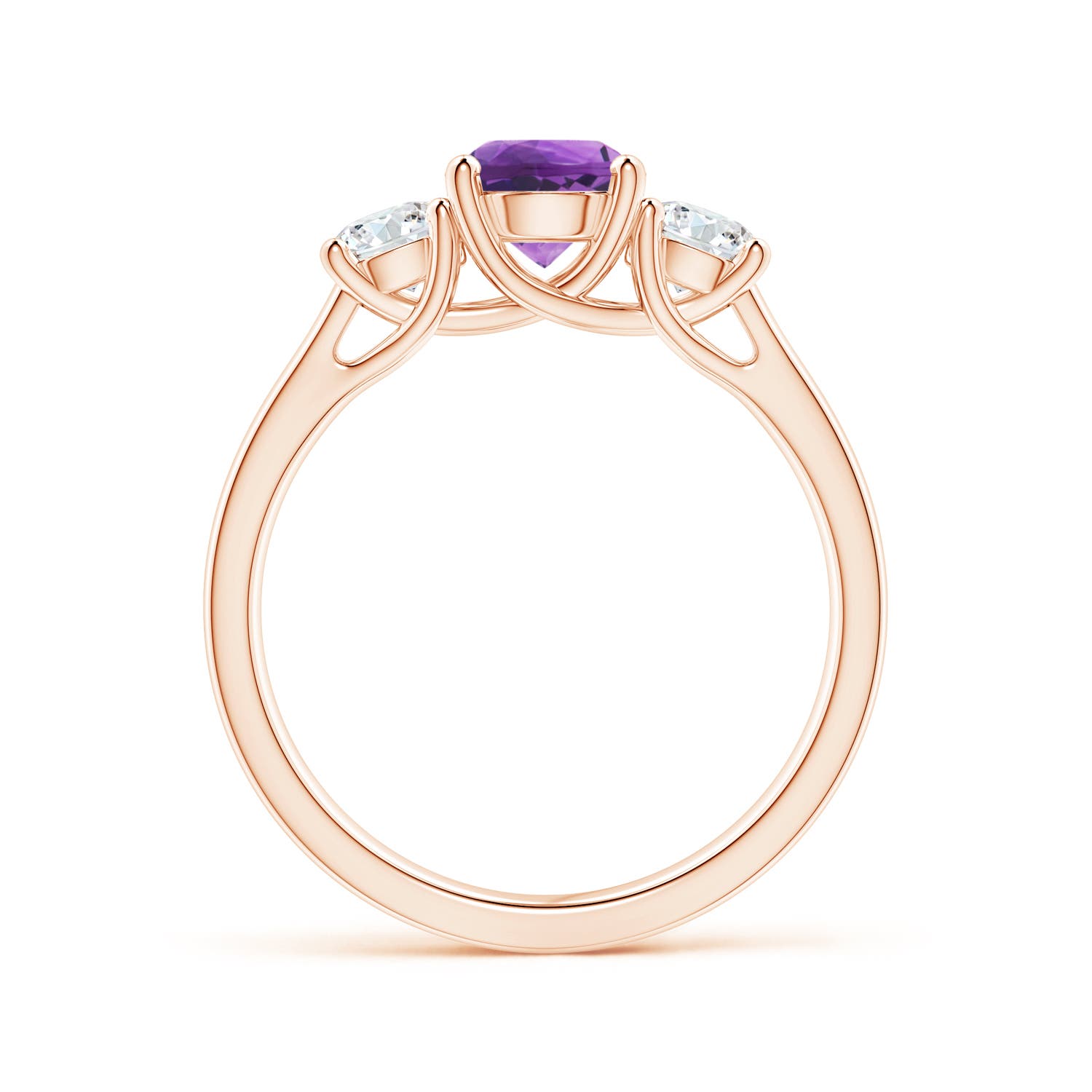 AAA - Amethyst / 1.26 CT / 14 KT Rose Gold