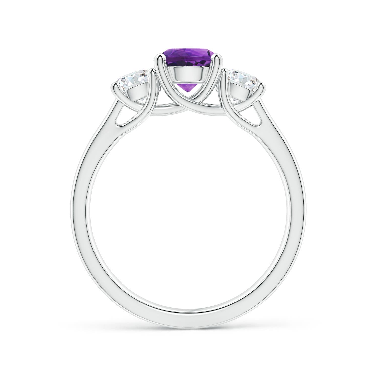 AAAA - Amethyst / 1.26 CT / 14 KT White Gold