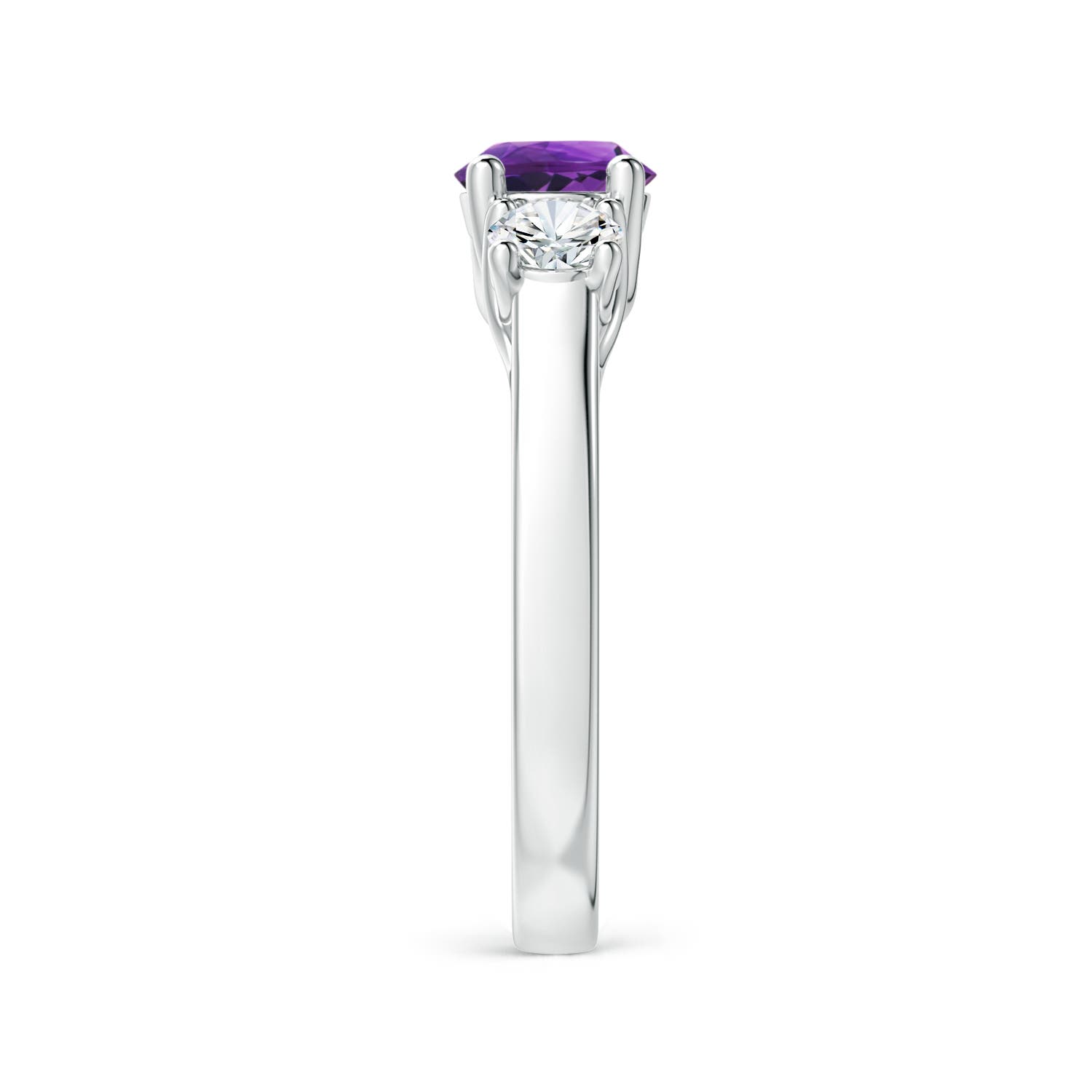 AAAA - Amethyst / 1.26 CT / 14 KT White Gold