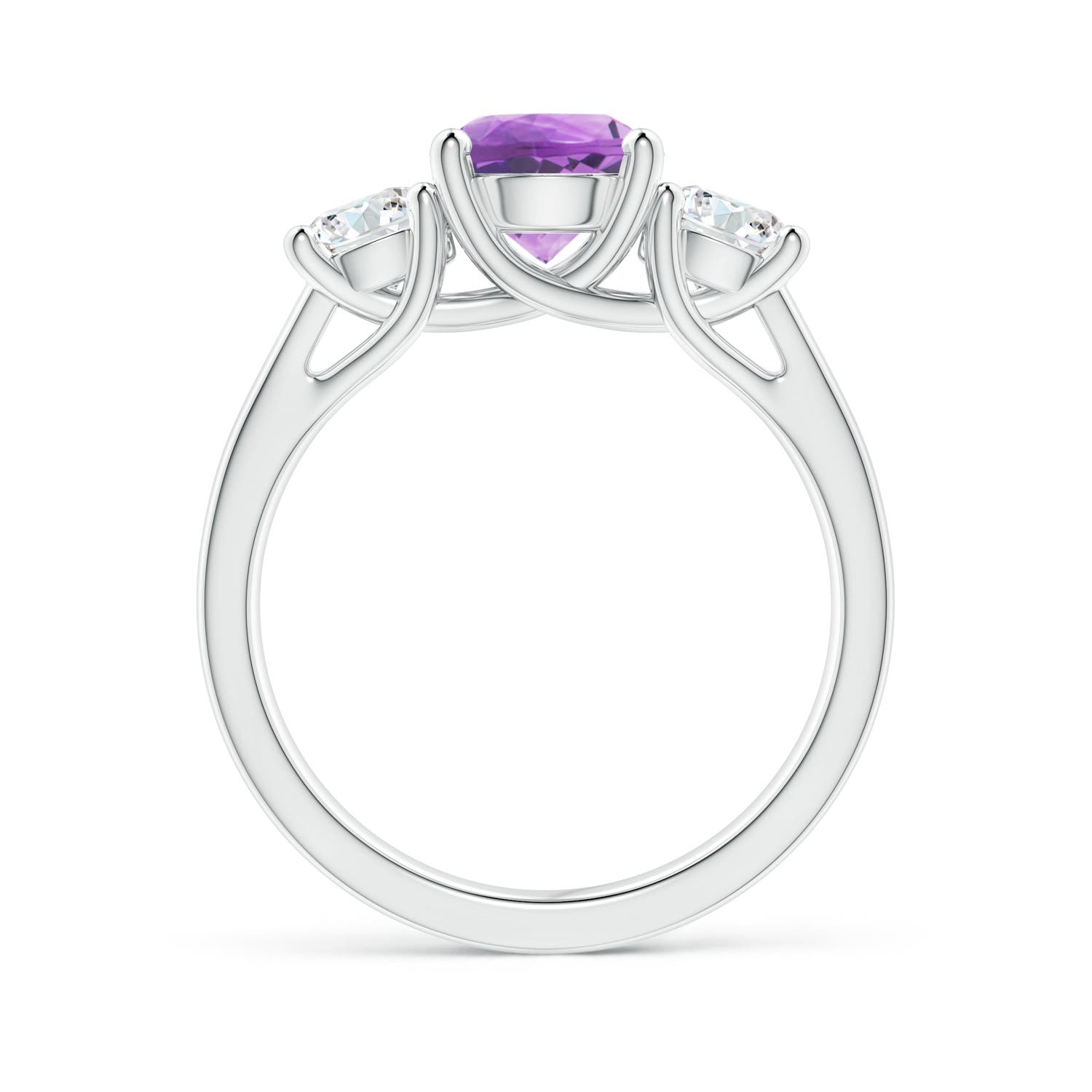 A - Amethyst / 1.85 CT / 14 KT White Gold