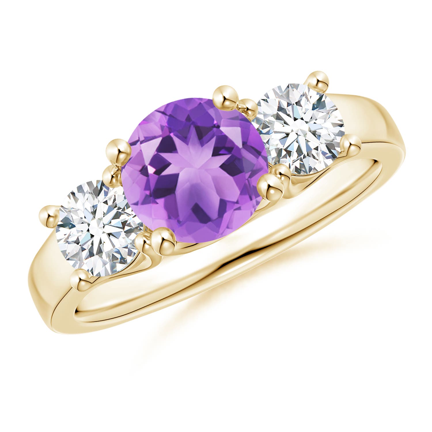 A - Amethyst / 1.85 CT / 14 KT Yellow Gold