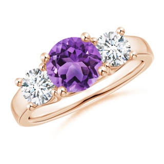 Round AA Amethyst
