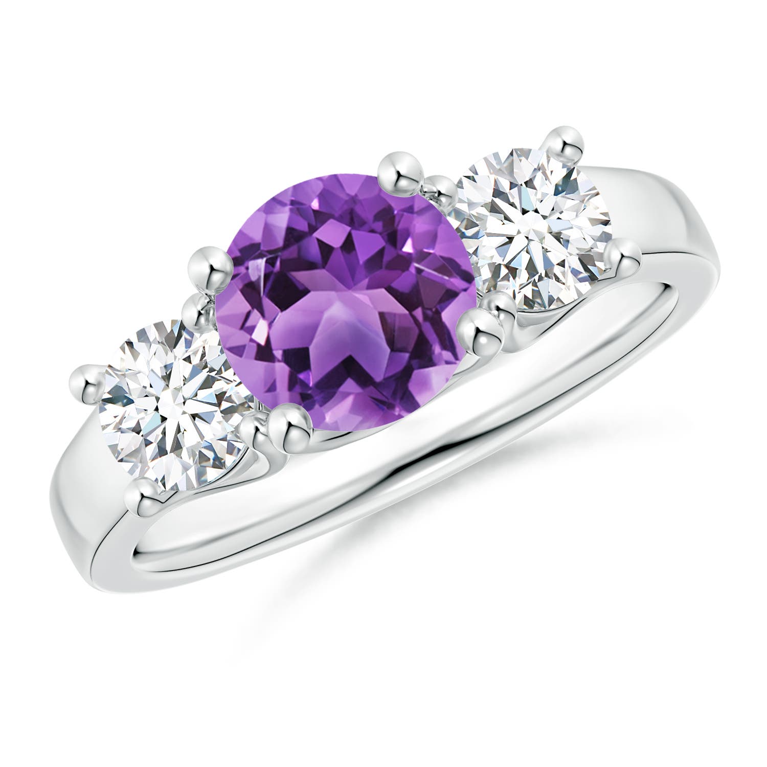 AA - Amethyst / 1.85 CT / 14 KT White Gold