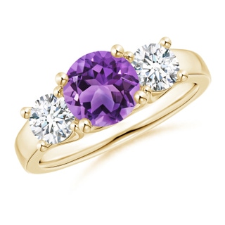 Round AA Amethyst