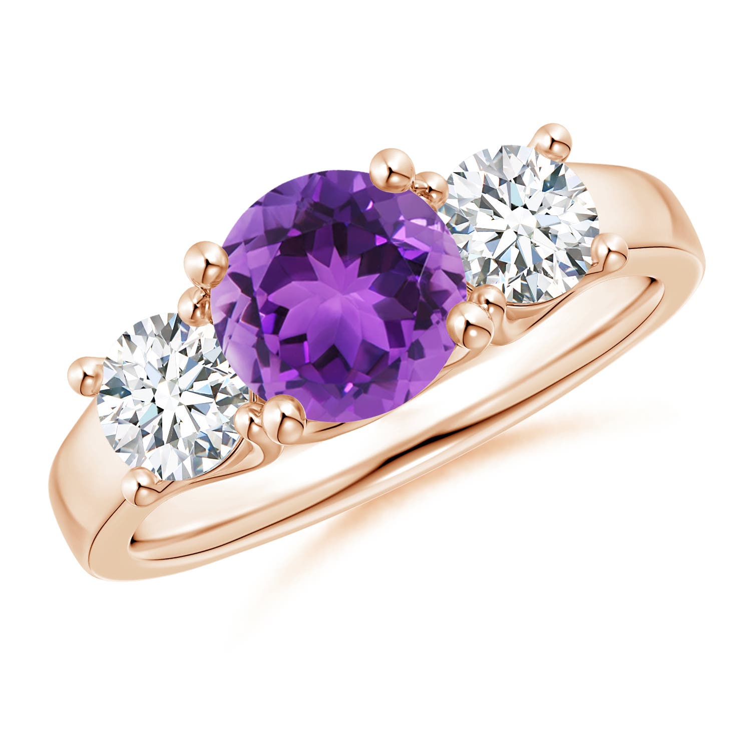 AAA - Amethyst / 1.85 CT / 14 KT Rose Gold