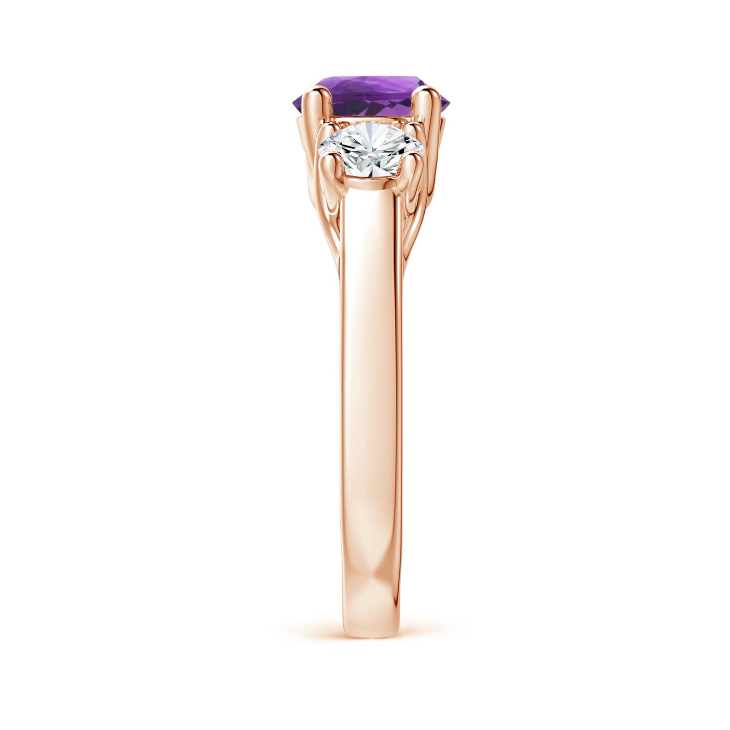 AAA - Amethyst / 1.85 CT / 14 KT Rose Gold