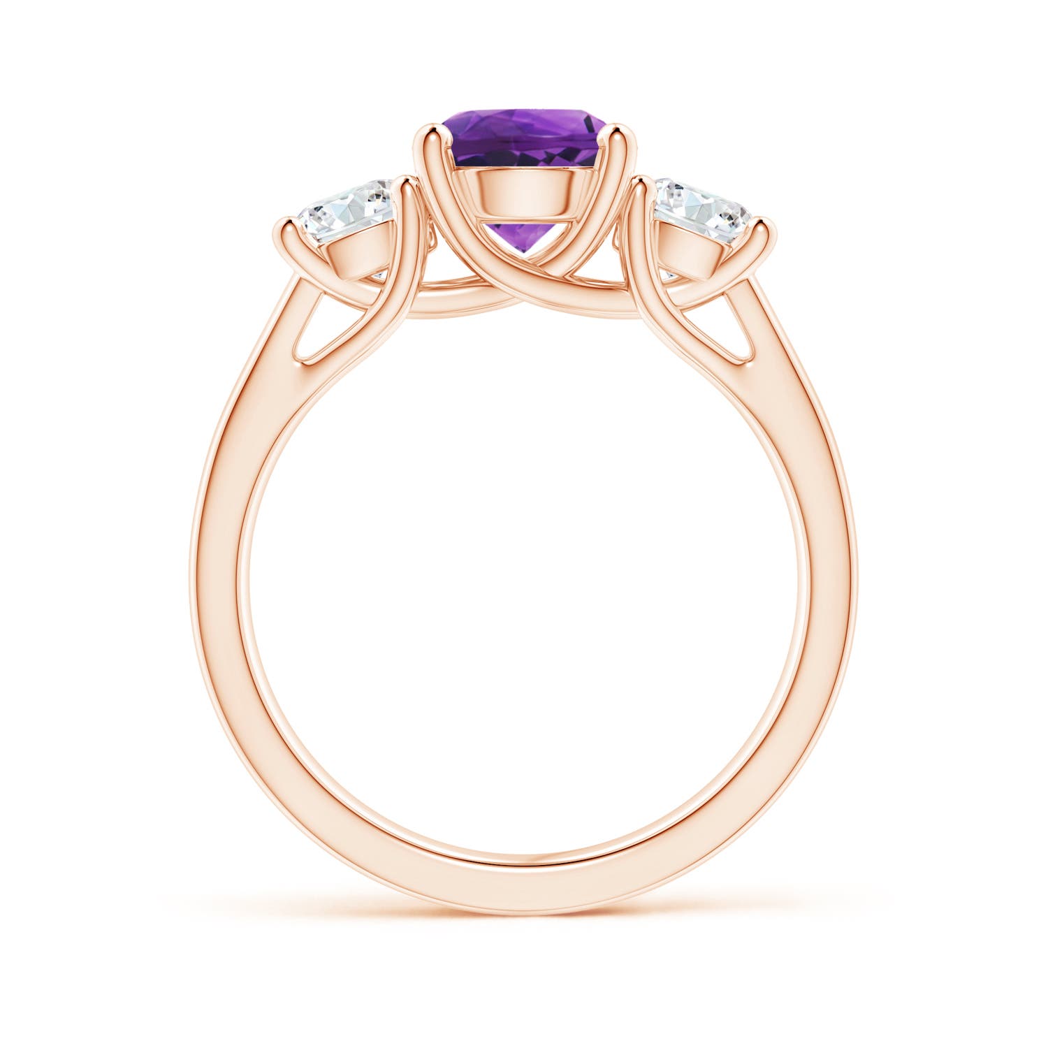 AAAA - Amethyst / 1.85 CT / 14 KT Rose Gold