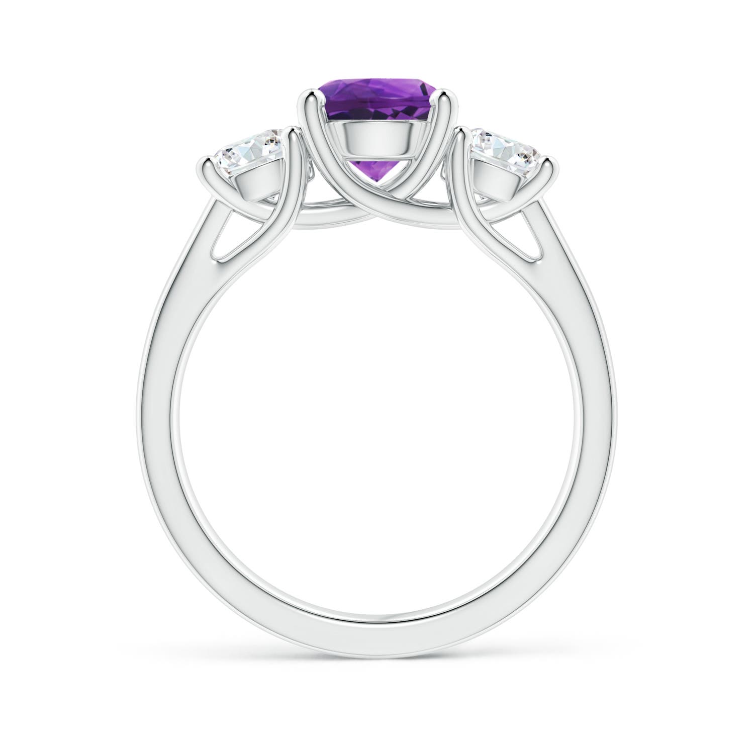 AAAA - Amethyst / 1.85 CT / 14 KT White Gold