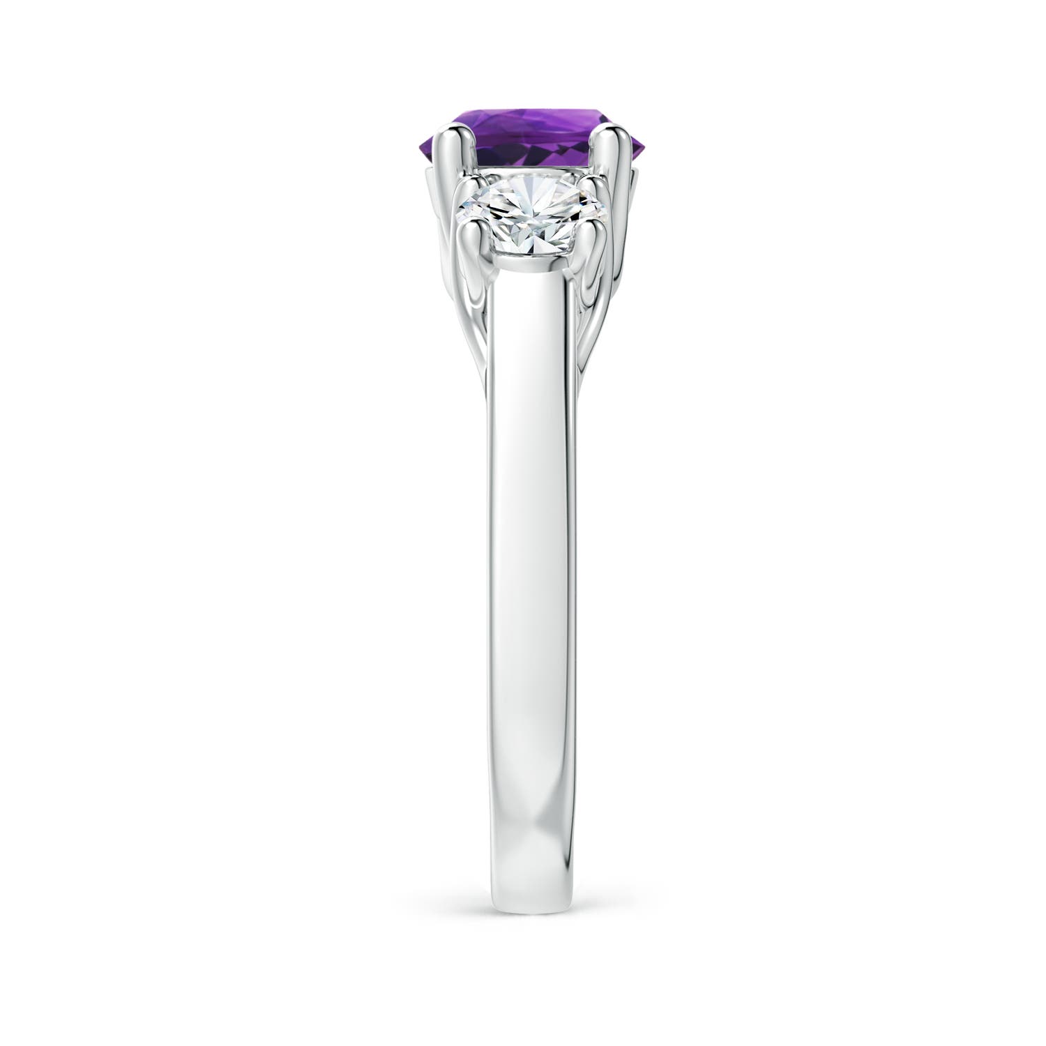 AAAA - Amethyst / 1.85 CT / 14 KT White Gold