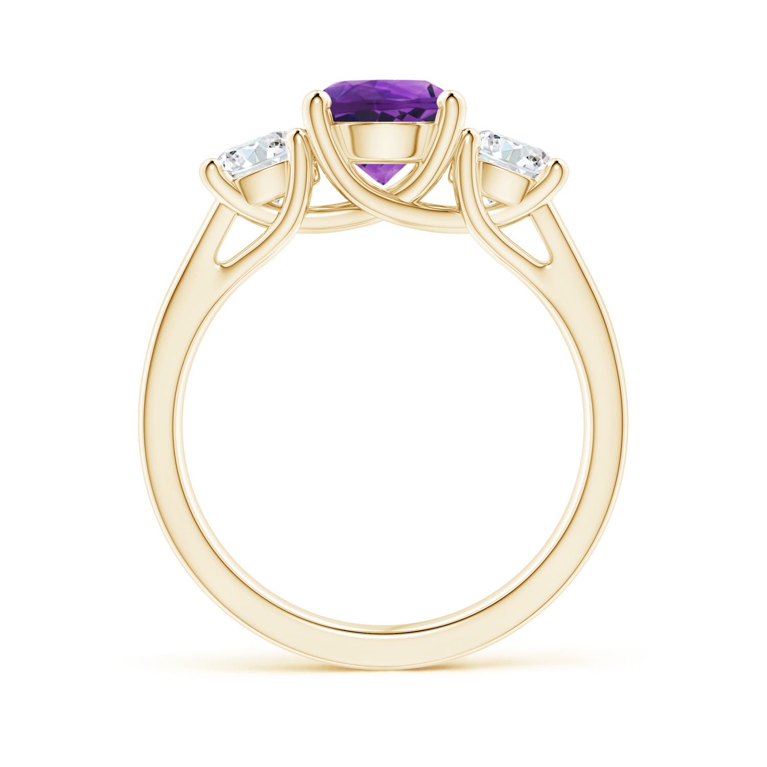 AAAA - Amethyst / 1.85 CT / 14 KT Yellow Gold