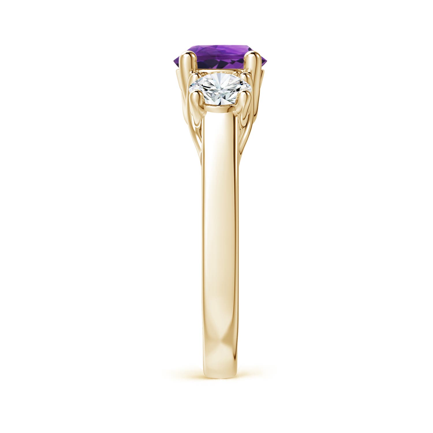 AAAA - Amethyst / 1.85 CT / 14 KT Yellow Gold