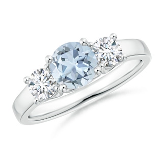 Round A Aquamarine