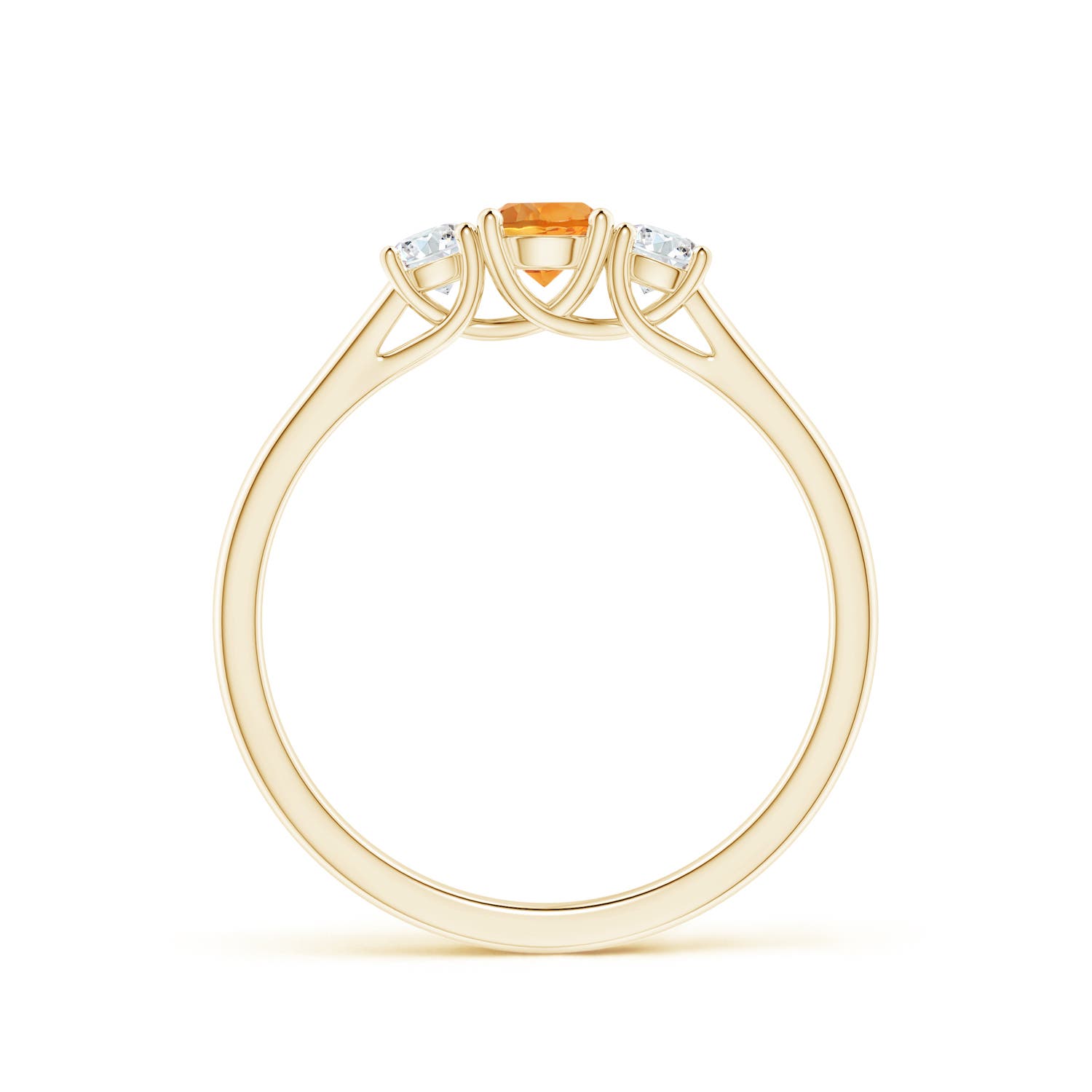 AAA - Citrine / 0.44 CT / 14 KT Yellow Gold