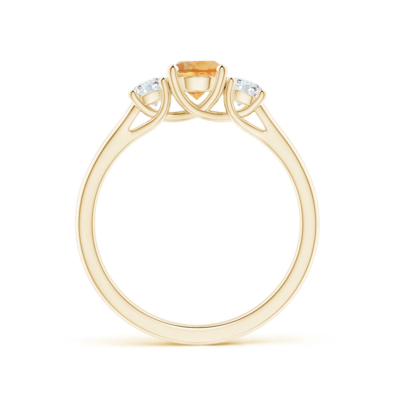 A - Citrine / 0.77 CT / 14 KT Yellow Gold