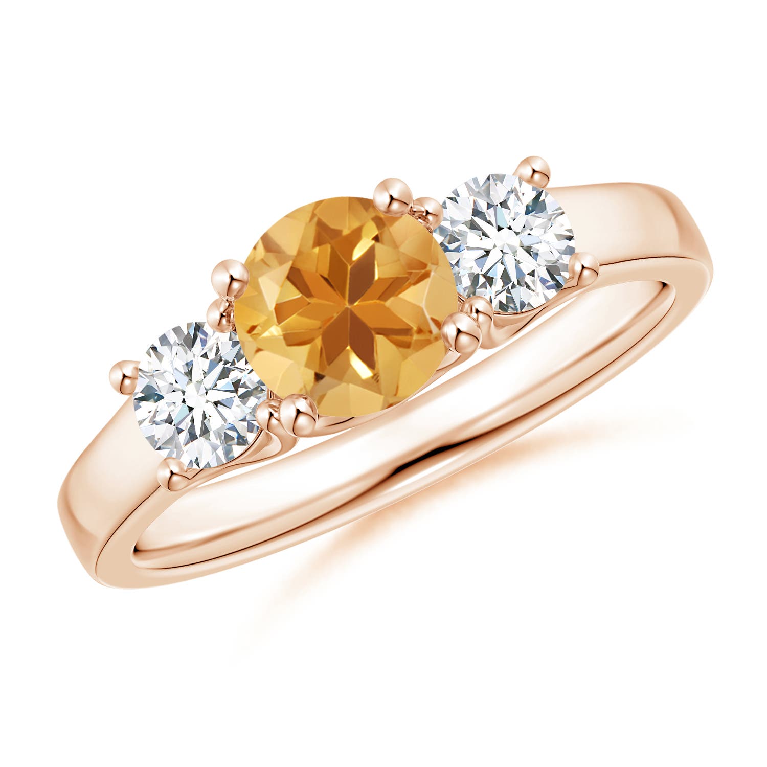 A - Citrine / 1.16 CT / 14 KT Rose Gold